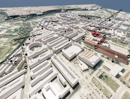 Un visor 3D y mapas interactivos para informar de las actuaciones energéticas emprendidas en Rochapea (Pamplona)