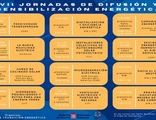 Comienzan en Navarra las séptimas jornadas de difusión y sensibilización energética