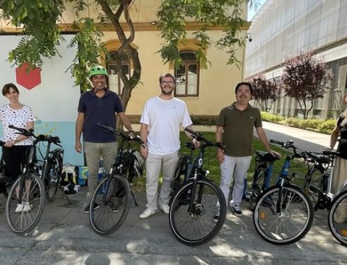 Málaga Viva entrega la segunda tanda de bicicletas en préstamo a personal de la Diputación